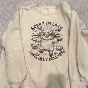 Hippie Runner Beige XXL Sweatshirt